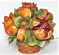 Italian Ceramic Fruit Arrangement