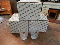 12 Tiffany & Co. Crystal Glasses With Boxes