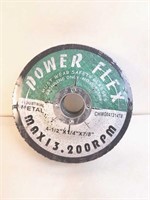 6 - Power Flex Grinding Wheels- 4.5" x 1/4" x 7/8"