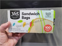 100 Ct Sandwich Bags