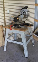 Chicago Electric Compound Miter Saw on Stand