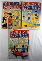 (3) 1958/1959 ARCHIE 10c COMICS