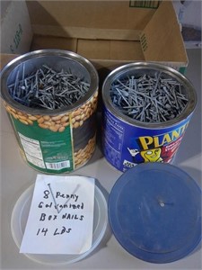 containers of nails