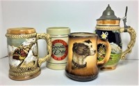 Selection of Beer Mugs & Beer Stein German