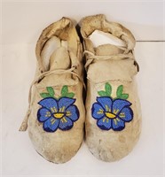 Shoshone Beaded Moccasins Dubois WY CM Ranch