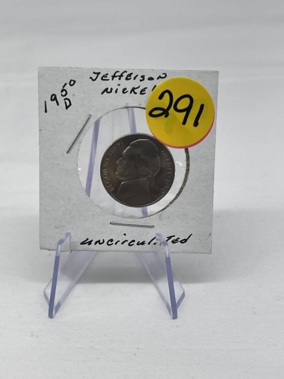 1950-D Jefferson Nickel Uncirculated