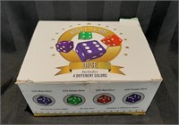 400 Multi-Colored Dice in open box-Dice are Sealed