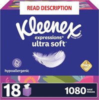 Kleenex Ultra Soft Facial Tissues  18 Boxes