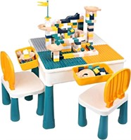 New Kids Table and Chairs Set with 100PCS Marble R