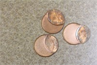 Lot of 3 Mint Error Lincoln Cents