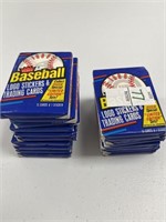 1988 FLEER BASEBALL SEALED WAX PACKS LOT OF 18