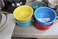 Four Fiesta bowls