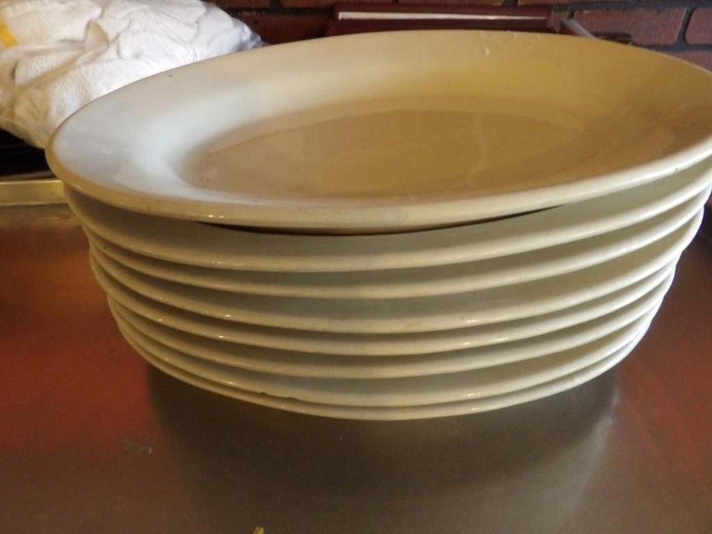 Bid X 8 :  Porcelain Plates 13.5"