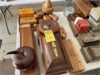 ASSORTED WOOD BOXES