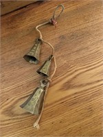 Vintage Hanging Brass Bells