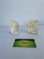 Bunny and Elephant salt and pepper shakers