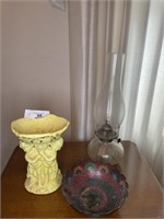 Oil lamp and other items