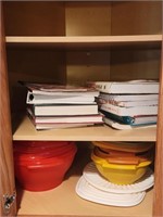 Cabinet Contents, Cookbooks & Tupperware