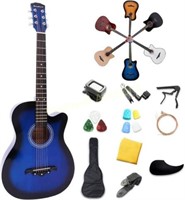 38 Blue Rosefinch Acoustic Guitar 3/4 Kit