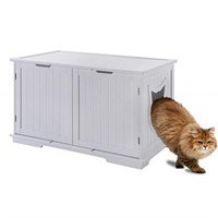 XL Cat Bath Storage Bench with Table