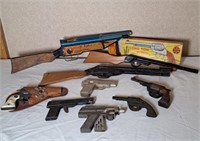 Vintage Tin & Metal Toy Guns, Lone Ranger