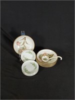 Handpainted Nippon Porcelain Laddle Spoon
