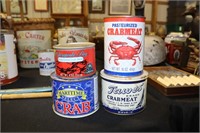 Tawes Crisfield Md 16 oz Crabmeat Can, Maritime