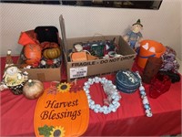 Holiday decorations, fall, miscellaneous