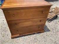 3 DRAWER SOLID CHERRY CHEST