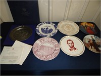 Group of Mostly Lincoln Collector Plates some OLD