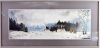 MARK SILVERSMITH "WINTER PROVISIONS" SIGNED PRINT