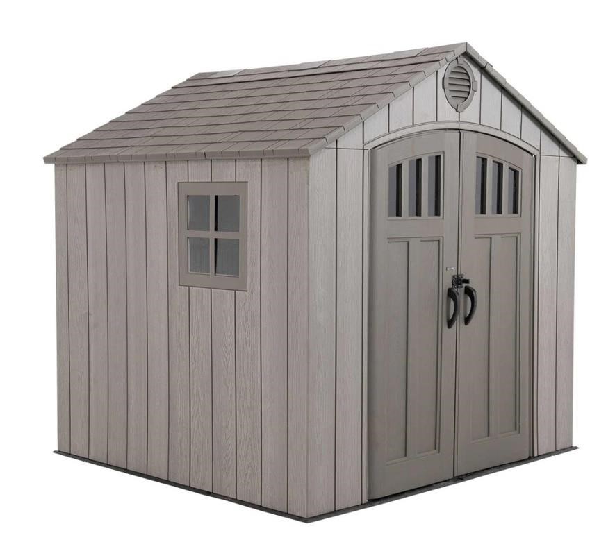 Lifetime 8 Ft. X 7.5 Ft. Outdoor Storage Shed -