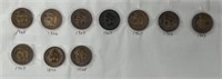 Lot of Indian Head Penny Collection