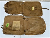 2 US Canvas Messenger or Army bags  1890's