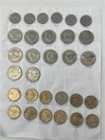 Big Lot -  Quarters - Half Dollar & Dollar Coins