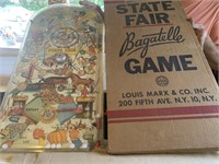 STATE FAIR BAGATELLE GAME BY MARX
