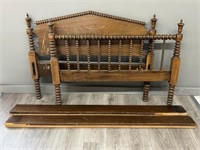 Antique Spindle Headboard and Footboard