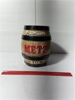 Metz Premium Beer Barrel Bank