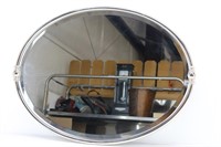 Miranda Feiss- Chrome Frame Beveled Wall Mirror