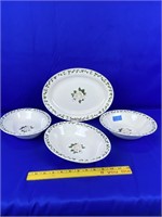 4pc Hall Serving set