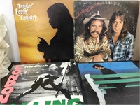 Lot of 4 Vintage 12" Vinyl Albums