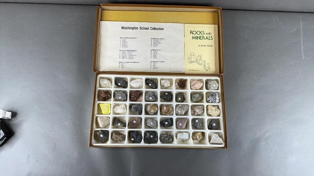 1985 Washington School Collection Rocks & Minerals