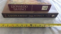 2 Leonardo Davinci Art Coffee Table Books