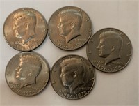 (5) 1776-1976 D Kennedy Half Dollar