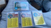 1968 Topps Philadelphia Phillies lot of 4