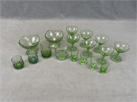 Flat of Green Glass