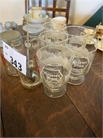 MISC. LOT OF BEER GLASSES