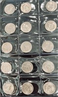 Fifteen 1979-D Uncirculated One Dollar Coins