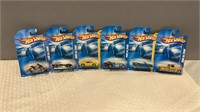 6 miscellaneous hot wheels from 2006 new on