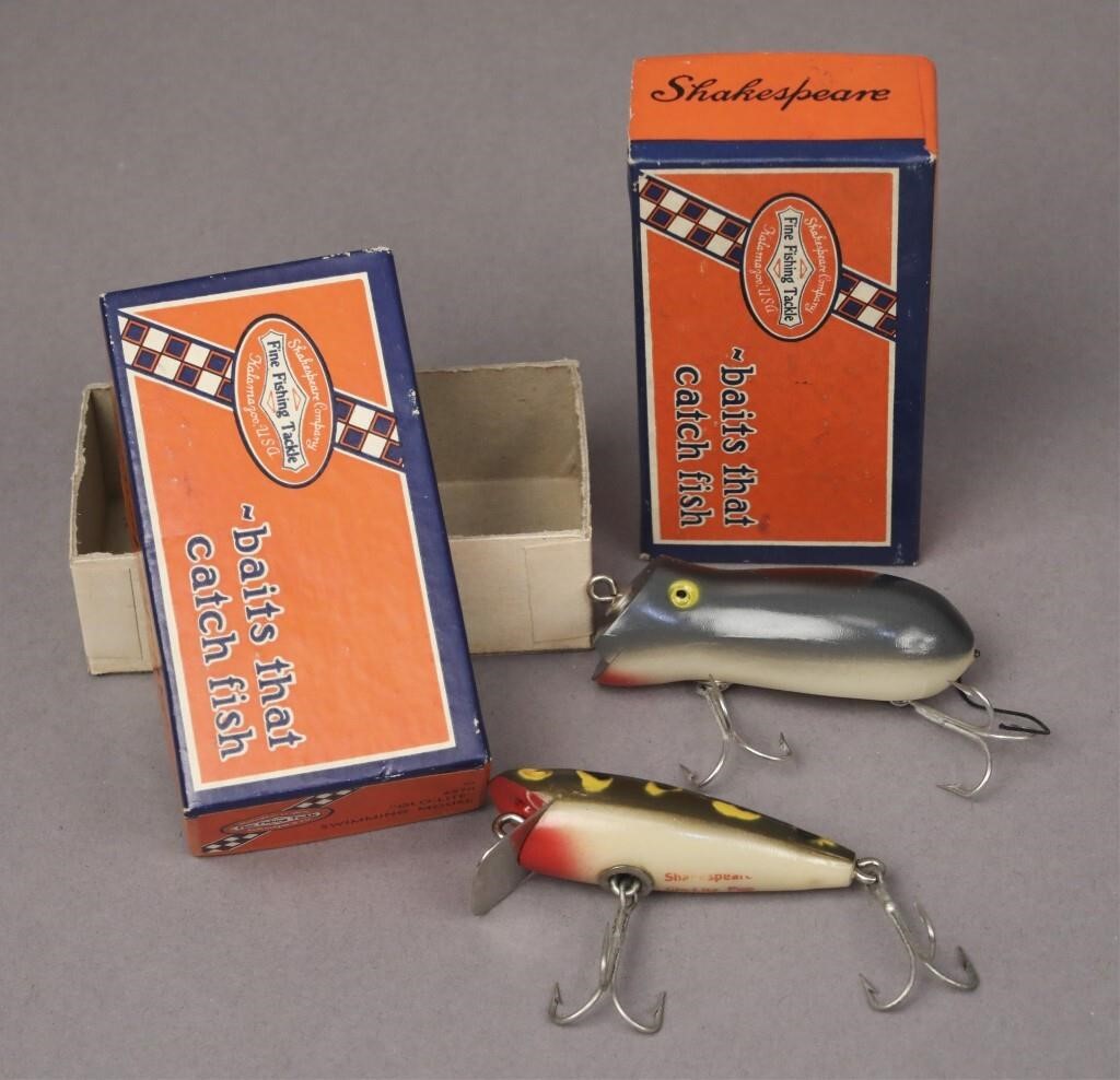 2 Shakespeare Glo - Lite Pup & Swimming Mouse Lure